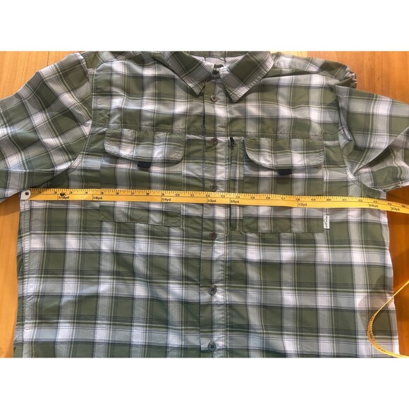 Eddie Bauer Men’s Long Sleeve Shirt. Button Up. Green Plaid. Tall Large - Picture 5 of 8